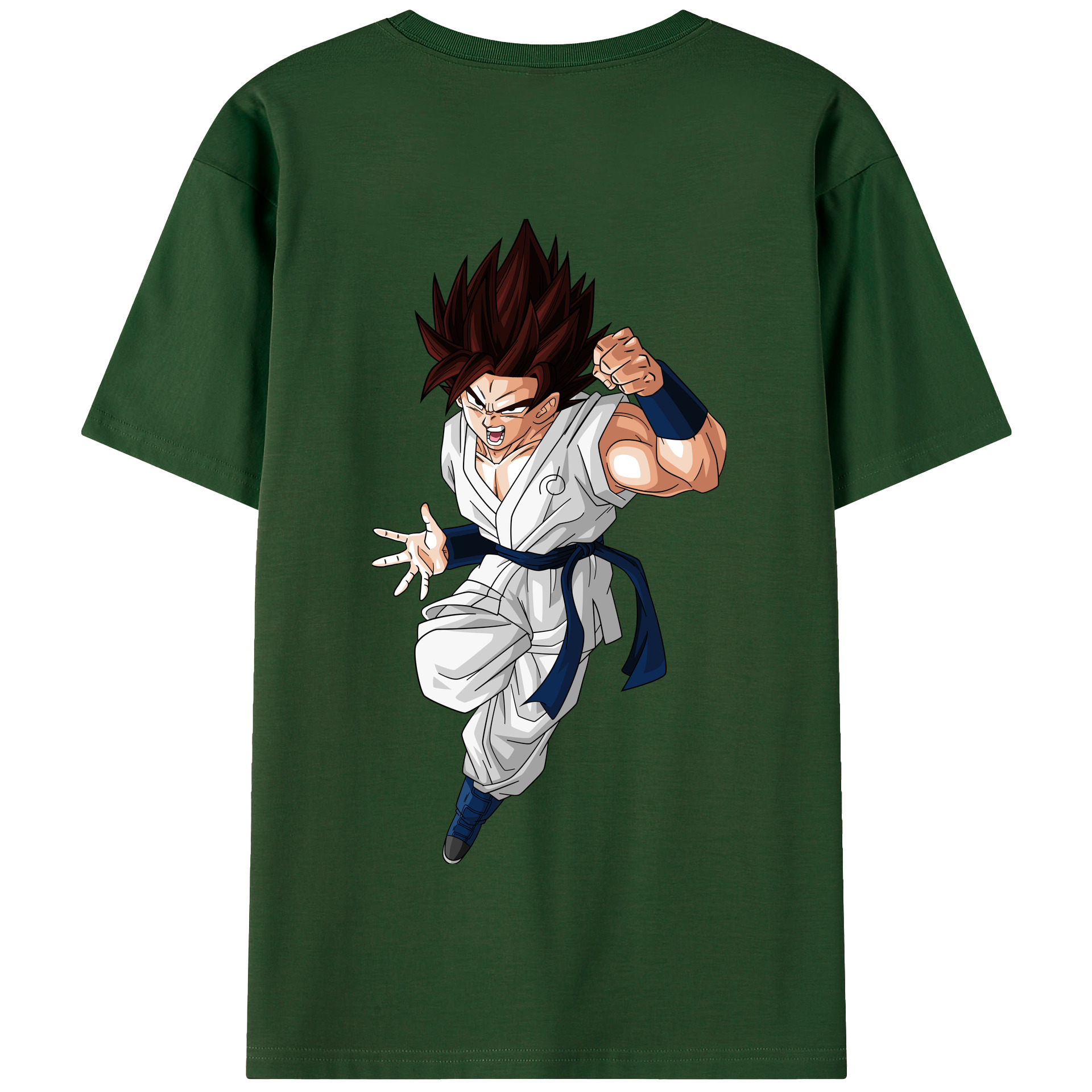 （画像用） ドラゴンボール 孫 悟飯（そんごはん）DRAGON BALL Son Gohan 綿100％半袖Tシャツ（背面プリント）